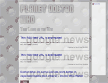 Tablet Screenshot of drwho.theplanetarium.org